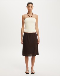 Cotton On - Haven Slip Midi Skirt