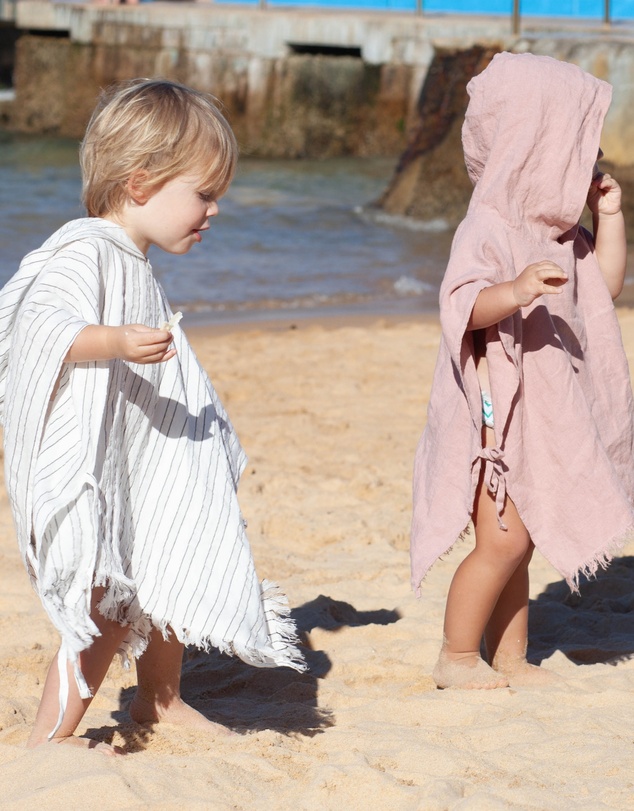 Anchor & Arrow - Linen Hooded Poncho Towel