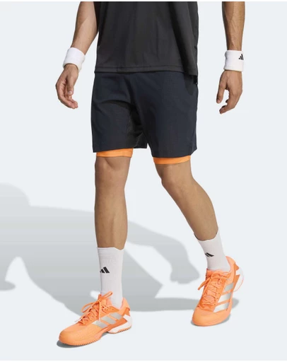 adidas Performance - TENNIS CLIMACOOL SHORTS & INNER SHORTS SET Mens