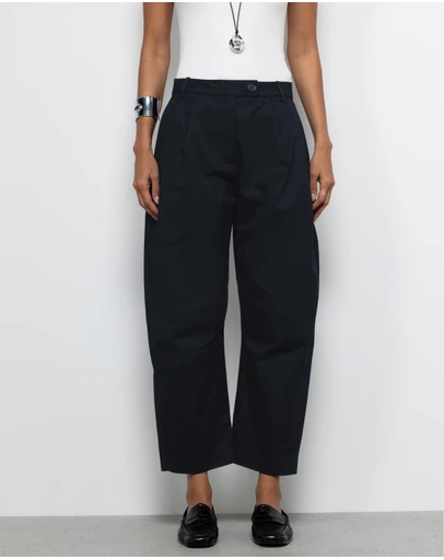AERE - Sian Organic Cotton Barrel Leg Pants