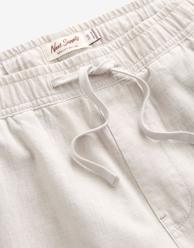 NEXT - Linen Cotton Elasticated Drawstring Cargo