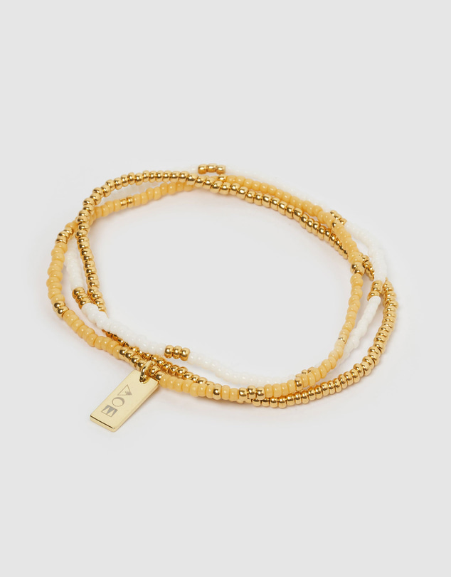 Arms Of Eve - Sunny Bracelet Set - Mango