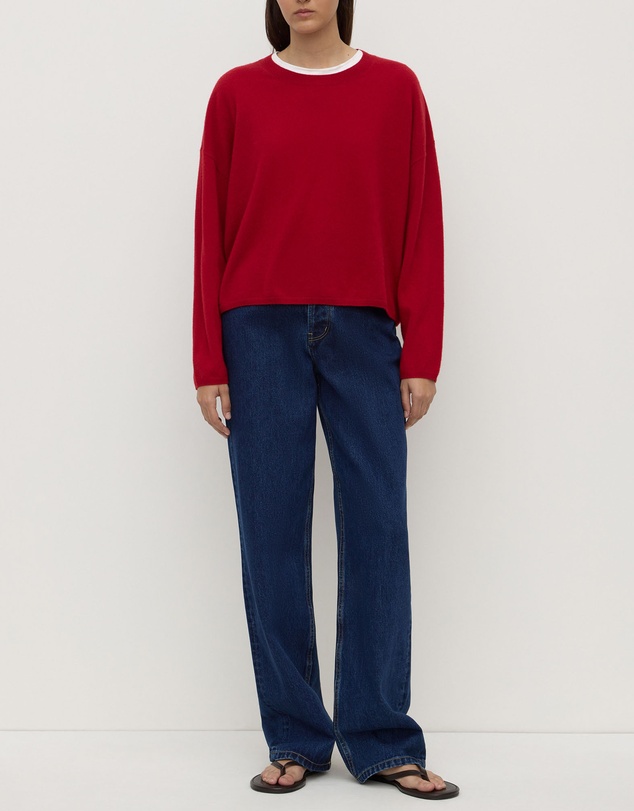 Assembly Label - High Rise Straight Jeans