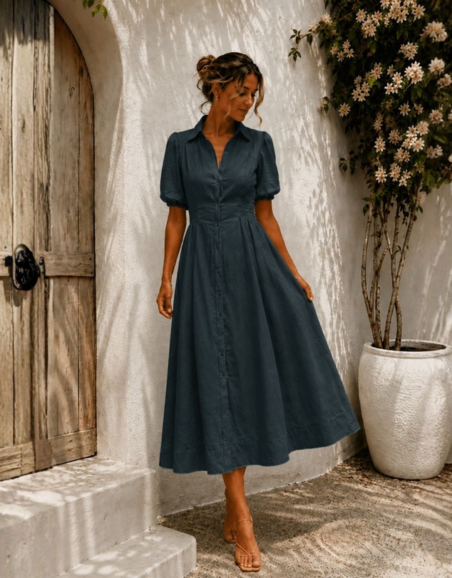 Esther & Co - Neriessa Dress - Shadow Pines