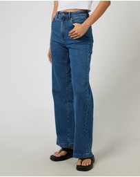 All About Eve - Jacqui Wide Leg Heritage Blue