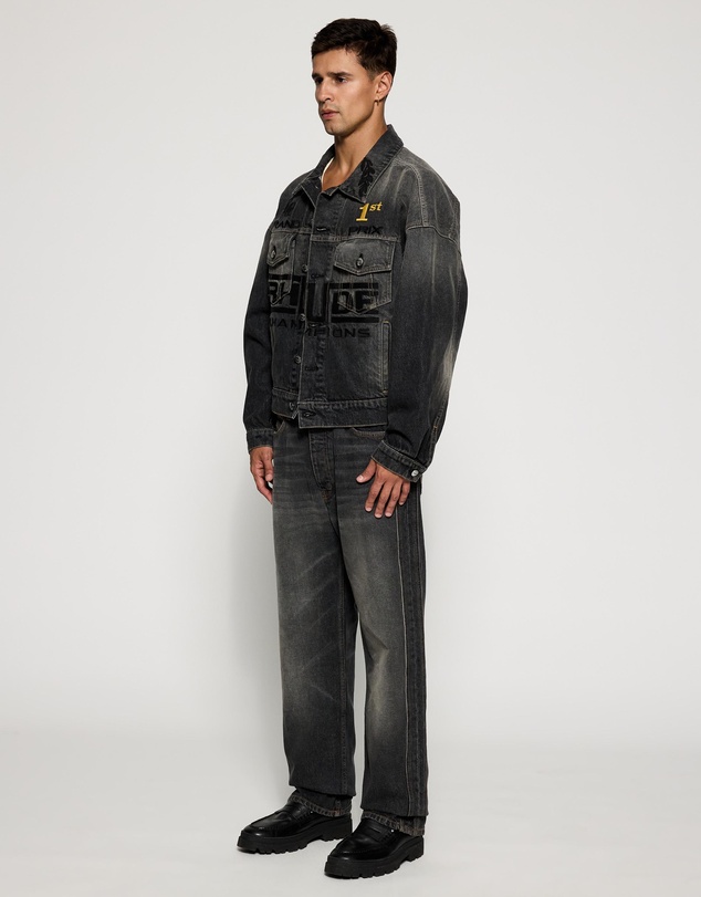 RHUDE - Tire Denim Trucker Jacket