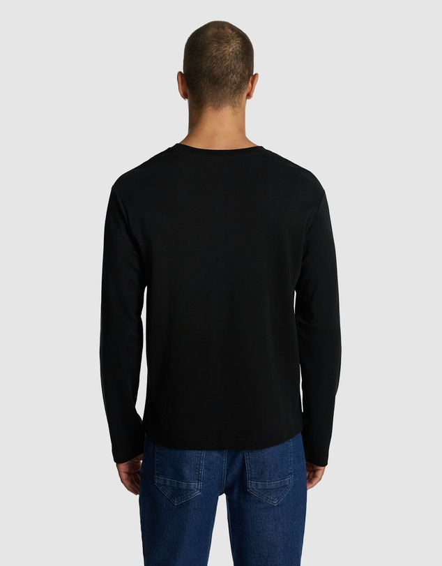 yd. - Zander Long Sleeve Mercerised Cotton Tee
