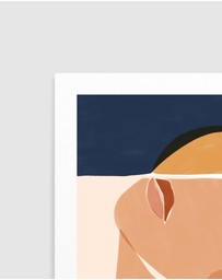 Olive et Oriel - Half Face Half Sun by Ivy Green Illustrations Art Print