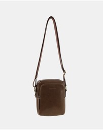 Pierre Cardin - Pierre Cardin Men's Leather Classic Crossbody Bag