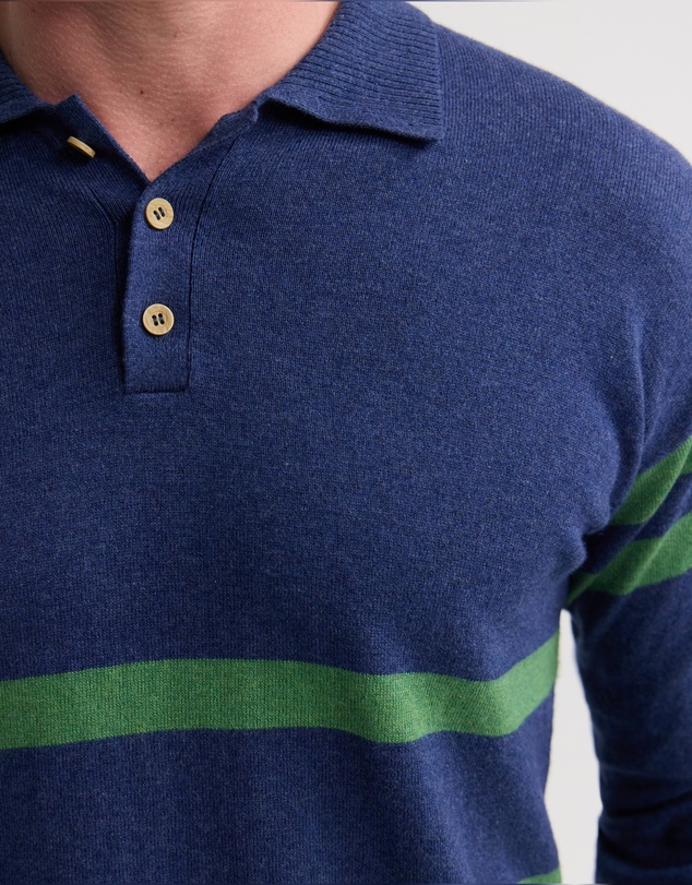 Oxford - Wolf Striped Cashmere Blend Rugby