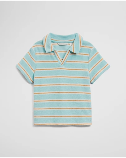 Country Road - Relaxed Fit Stripe Terry Polo