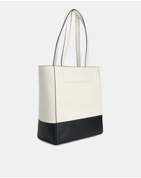 Karl Lagerfeld - Ikon K Leather Medium Tote Bag
