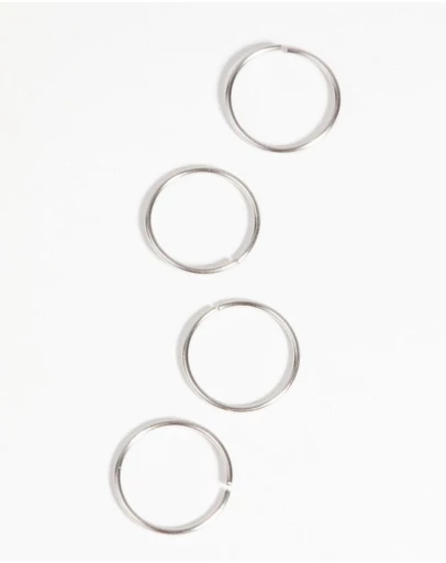 Lovisa - Surgical Steel Nose Ring 4-Pack
