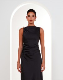 Pilgrim - Carlette Cowl Neck Maxi Dress