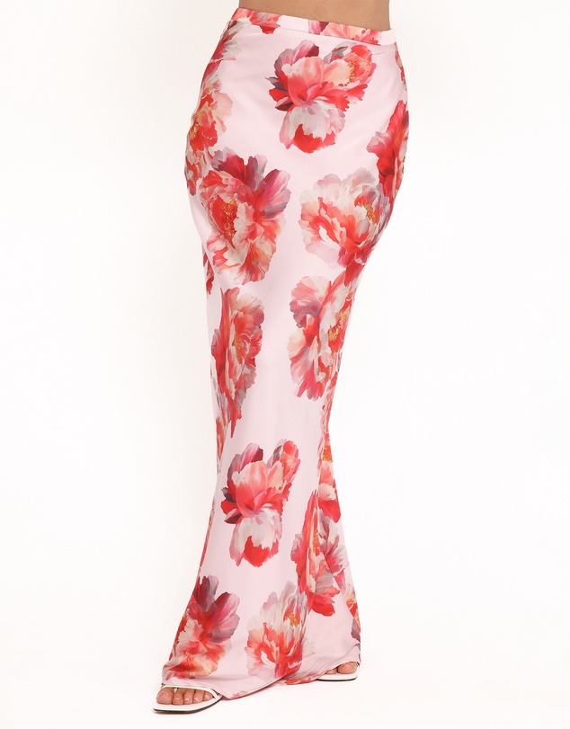 Petal & Pup - Georgina One Shoulder Skirt Set - Pink Peony