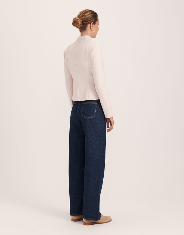 SABA - Karla Wool Fitted Biker Jacket