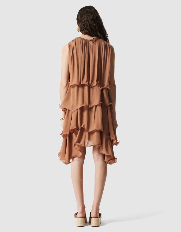 & Other Stories - Sleeveless Frill Mini Dress