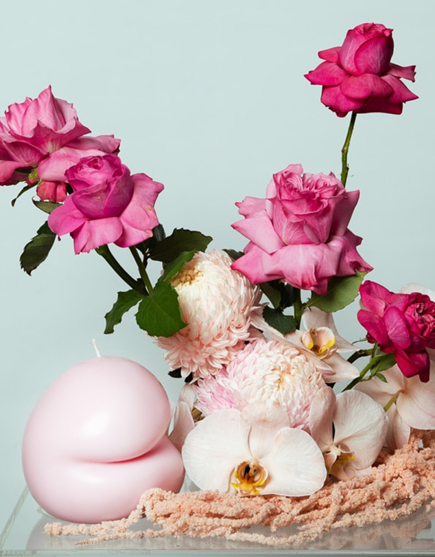 XRJ Celebrations - Blobbies Tulum Blush Candle