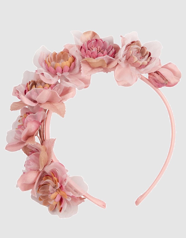 Max Alexander - Pink Flowers Fascinator