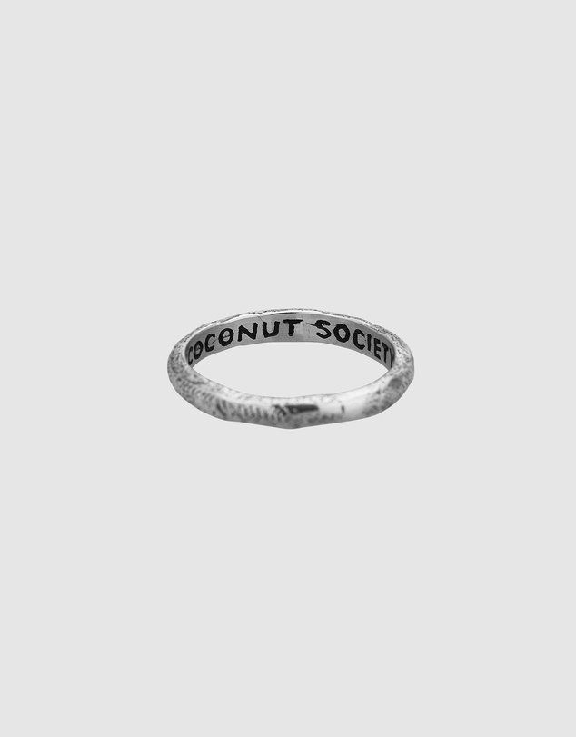 Haze & Glory - ICONIC EXCLUSIVE - Coconut Society Stacking Ring in 925 Silver