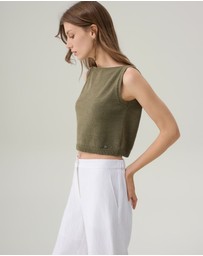 IDA+S - Winslie White Linen Pants