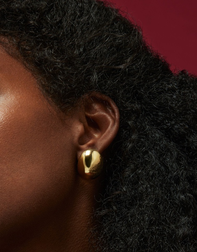 Najo - Fairwinds Yellow Gold Stud Earrings