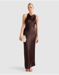 Forever New - Aria Satin Backless Maxi Dress