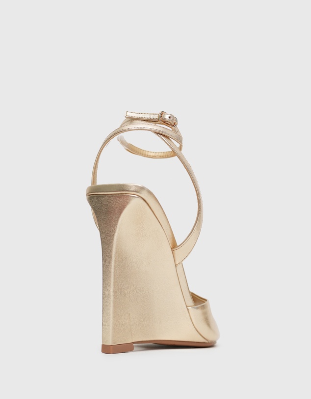 Betts - Kilda Peep Toe Wedge Dress Sandals