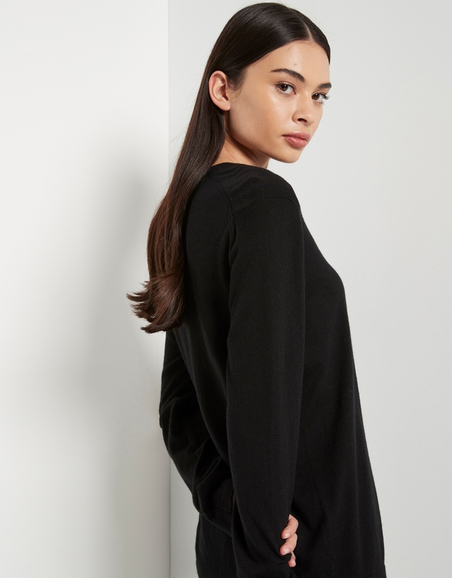 JH Lounge - JHL LS Luxe T (Luxe Cotton Cashmere) Black