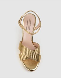 Edward Meller - SORROW110 Tubed Crossover Platform Sandal
