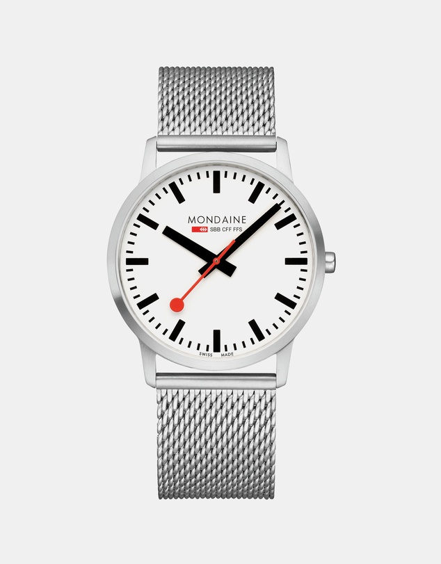 Mondaine - Mondaine Simply Elegant Stainless Steel 40mm Watch