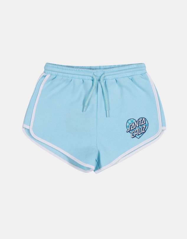Santa Cruz - Checker Heart Dot Shorts - Teens