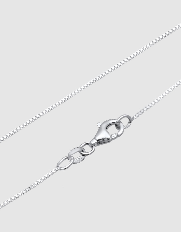 Kuzzoi - ICONIC EXCLUSIVE - Long Box Chain Necklace in Oxidised 925 Sterling Silver