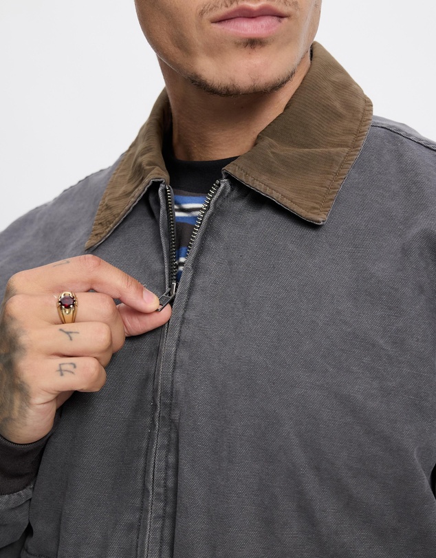 Rhythm - Washed Canvas Bomber Jacket