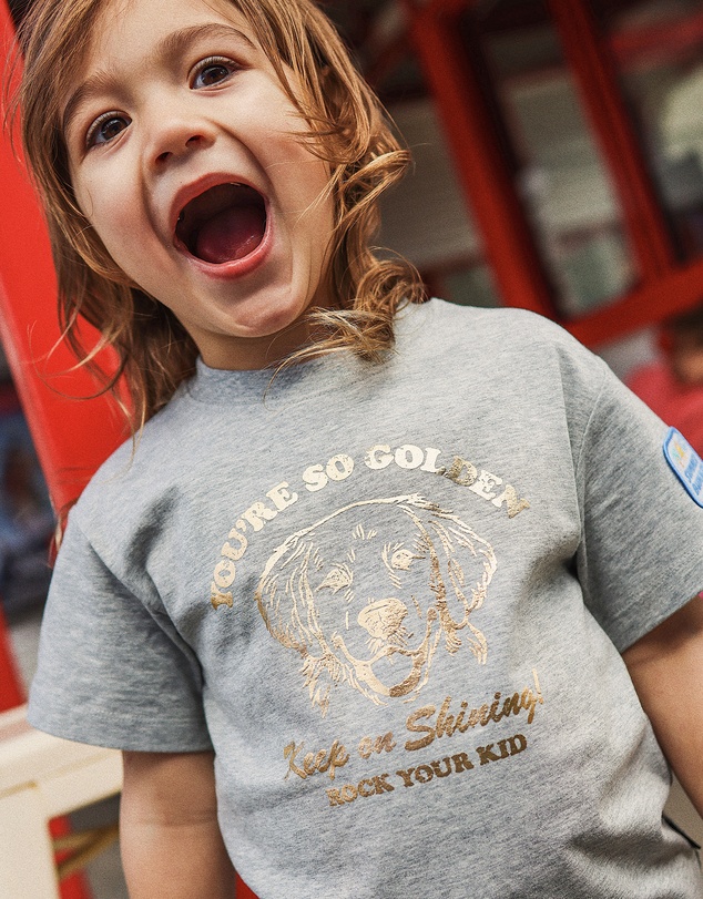 Rock Your Kid - Riley Tee in Golden Hour