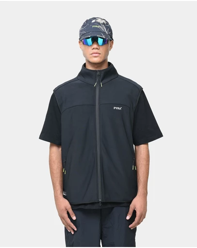 PYRA - SOFT SHELL VEST - BLACK