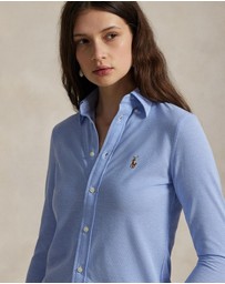 Polo Ralph Lauren - Slim Fit Knit Cotton Oxford Shirt