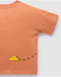 Purebaby - Anteater Oversized Tee -Kids-Babies