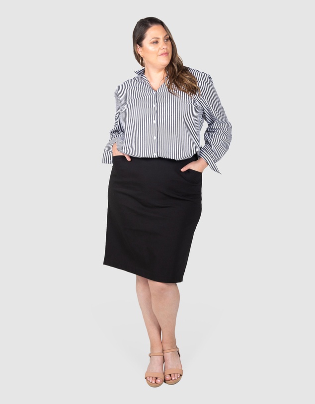 Love Your Wardrobe - Margot Bengaline Skirt