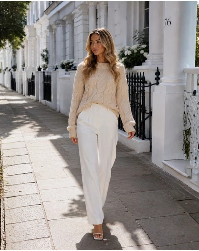 Esther & Co - Hadi Knit - Beige