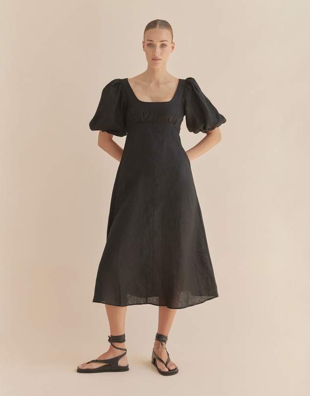 Amelius - Romilly Linen Midi Dress