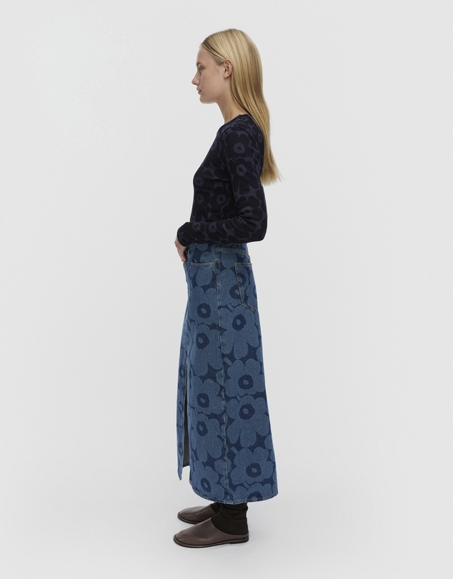 Marimekko - Maridenim Kuvastuma Unikko Skirt