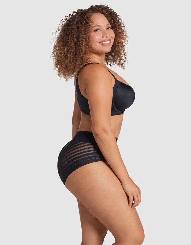 Leonisa - Lace Stripe Undetectable Seamless Shaping Brief