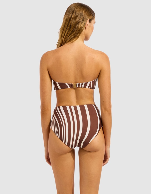Seafolly - Coastline Ring Front Bandeau Bikini Top