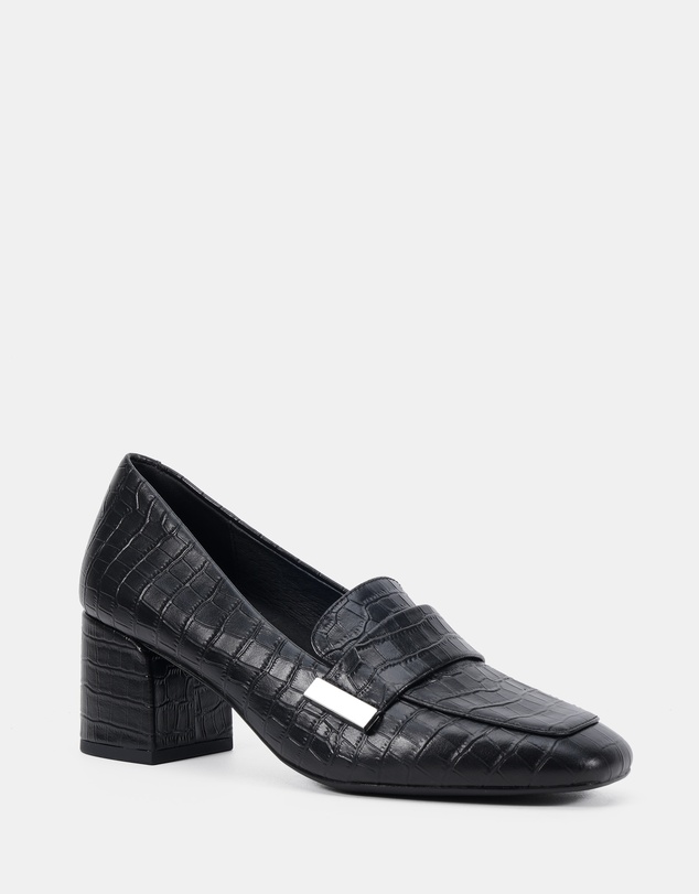 Clarks - Winslet Black Croc