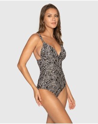 Nip Tuck Swim - Black Gold Rush Dulcie One Piece