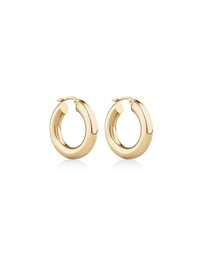 Michael Hill - 15mm Hoop Earrings in 10ct Yellow Gold