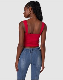 EDIKTED - Danica Cupped Tank Top