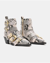 AllSaints - Jane Multi Buckle Boots - Women's
