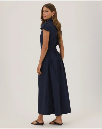 Atmos&Here - Vivienne Tie Back Shirt Dress